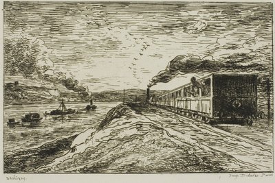 The Departure (The Return) by Charles Francois Daubigny