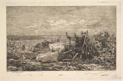 The Harvest Souvenir of the Morvan by Charles Francois Daubigny