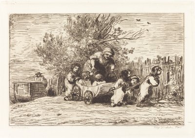 The Heritage of the Carriage by Charles Francois Daubigny