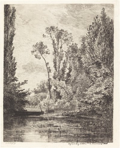 The Virgin Islands in Bezons by Charles Francois Daubigny