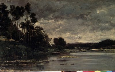 River Bank by Charles Francois Daubigny