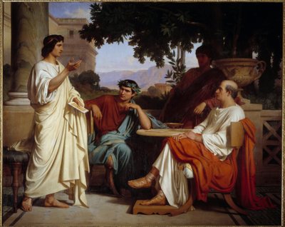 Virgil, Horace and Varius at Mecene