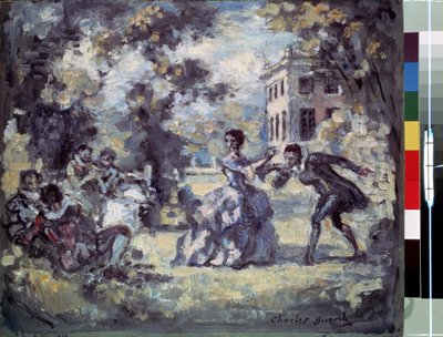 Amorous Scene by Charles Francois Prosper Guerin