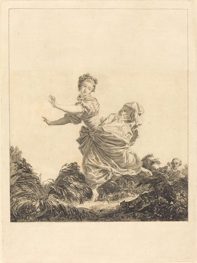 The Planned Escape by Charles François Adrien Macret after Jean Honoré Fragonard