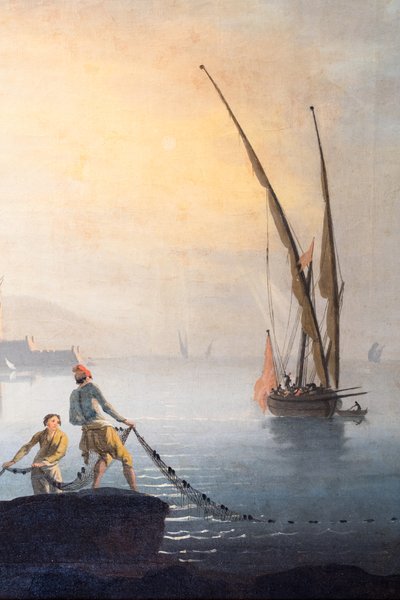 Marine (detail) by Charles François Grenier de Lacroix