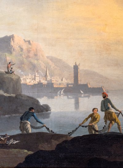 Marine (detail) by Charles François Grenier de Lacroix