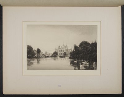 A Quiet Corner on the West Lagoon by Charles Frederick William Mielatz