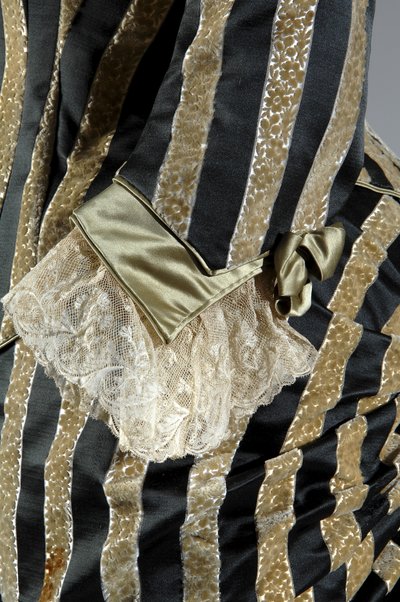 Evening Dress, c.1884 (detail) by Charles Frederick Worth