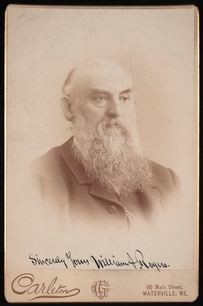 Portrait of William Augustus Rogers by Charles G Carleton