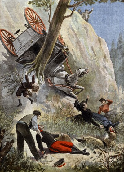 Death of French Colonel de Savignac by Charles Gaston Yrondy