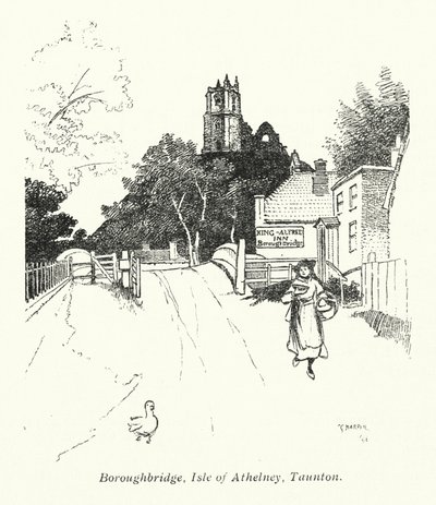 Boroughbridge, Isle of Athelney, Taunton by Charles George Harper