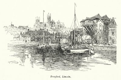 Brayford, Lincoln by Charles George Harper