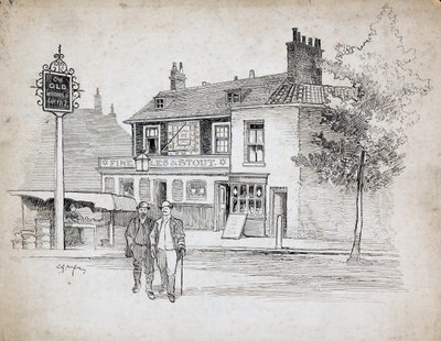 Old Windmill Public House, 214-214 Chiswick High Road, Turnham Green by Charles George Harper