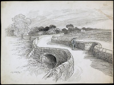 Swarkestone Bridge, Stanton By Bridge, Derbyshire by Charles George Harper