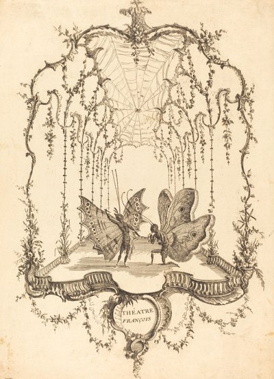 French Theatre by Charles Germain de Saint Aubin