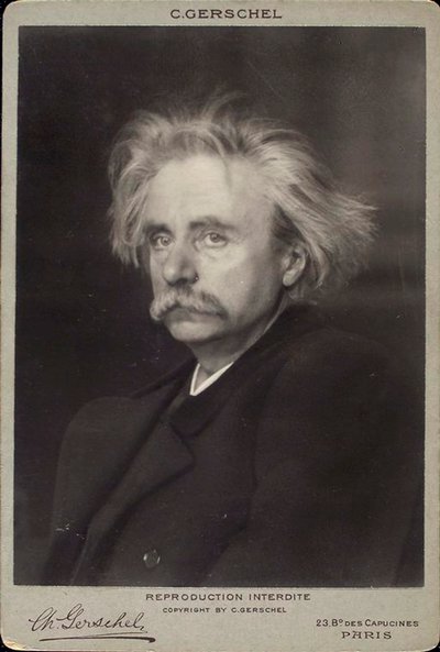 Edvard Grieg, Norwegian composer and pianist, late 19th or early 20th century by Charles Gerschel