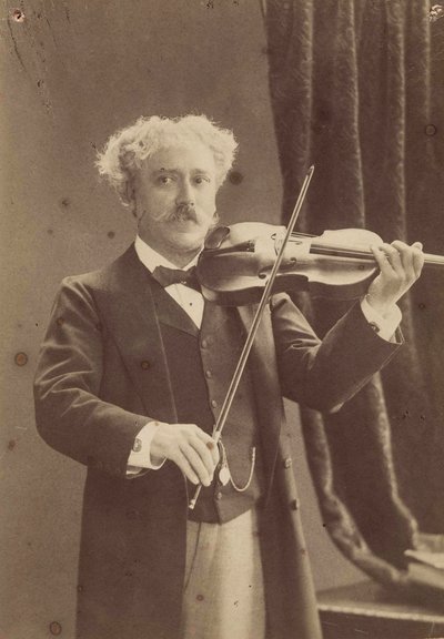 Portrait of the Violinist and Composer Pablo de Sarasate by Charles Gerschel
