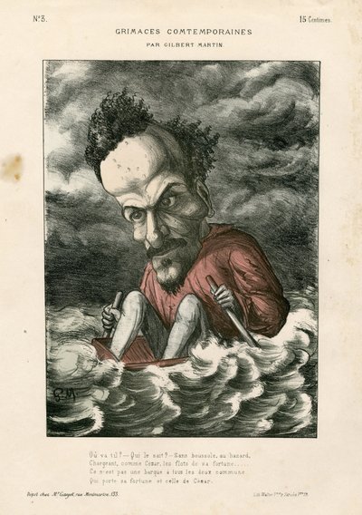 Contemporary Grimaces - Illustration by Charles Gilbert-Martin: Rochefort Henri - Sea by Charles Gilbert Martin