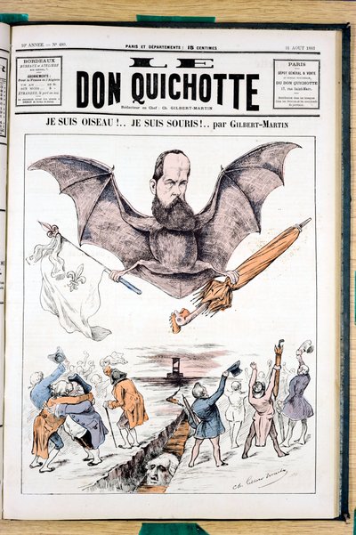 Cover of Le Don Quixote, Satirical in Colors by Charles Gilbert Martin