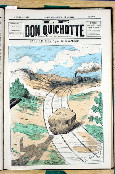 Cover of Le Don Quixote, number 111, Satirical in Colors by Charles Gilbert Martin