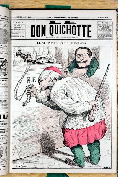 Cover of Le Don Quixote, number 200, Satirical in Colors by Charles Gilbert Martin
