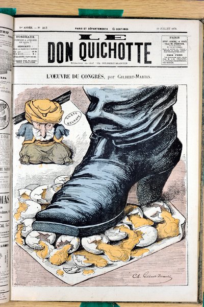 Cover of Le Don Quixote, number 213, Satirical in colors by Charles Gilbert Martin