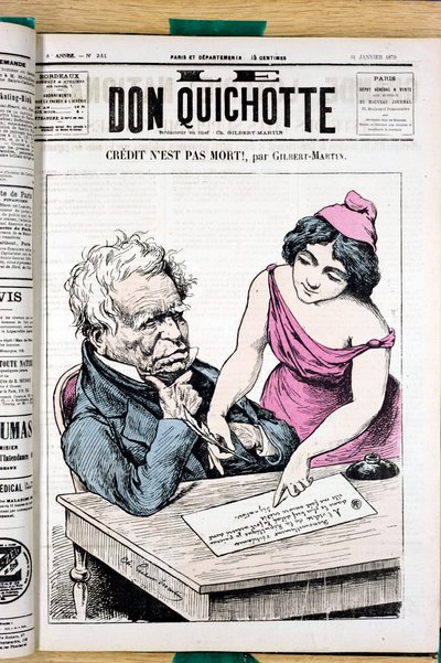 Cover of Le Don Quixote, number 241, Satirical in Colors by Charles Gilbert Martin