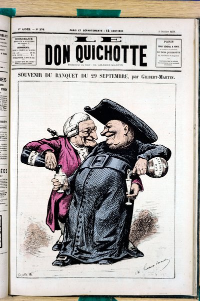 Cover of Le Don Quixote, number 276, Satirical in Colors by Charles Gilbert Martin