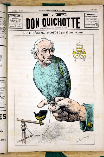 Cover of Le Don Quixote, number 672, Satirical in Colours by Charles Gilbert Martin