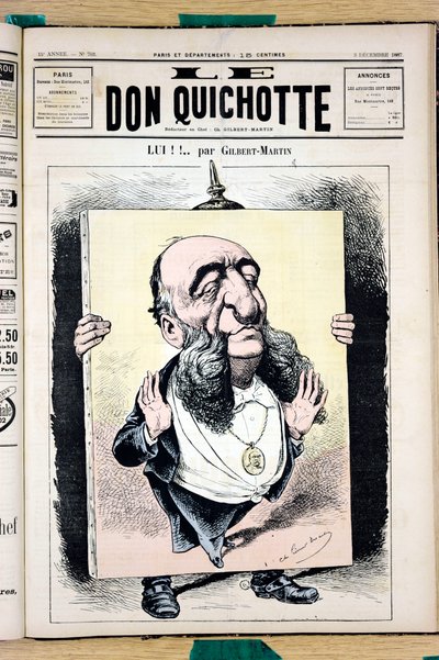 Cover of Le Don Quixote, number 702, Satirical in Colours by Charles Gilbert Martin