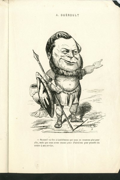 Illustration by Charles Gilbert-Martin (1839-1905) in Contemporary Grimaces by Charles Gilbert Martin