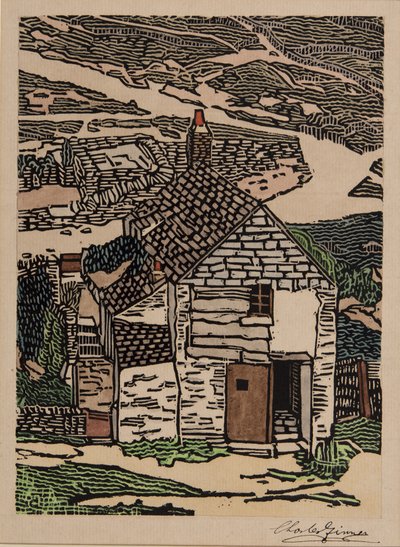 Cornish Cottage by Charles Ginner