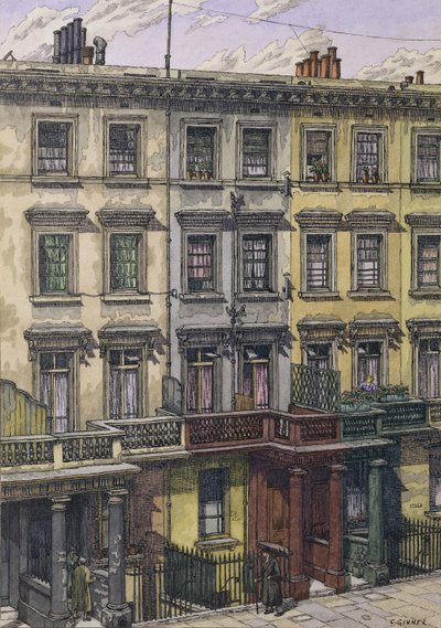 London Terrace by Charles Ginner