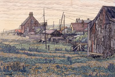 Pebbles - Rye Harbour by Charles Ginner