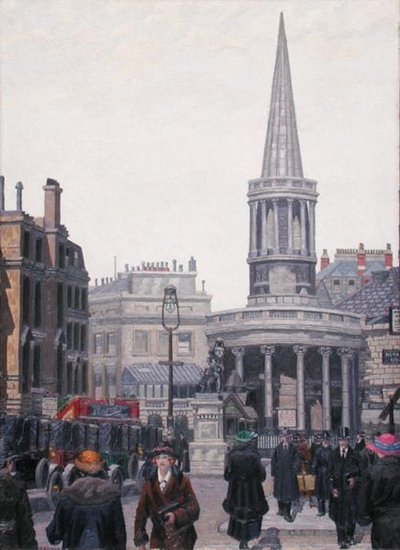 The Church of All Souls, Langham Place, London by Charles Ginner