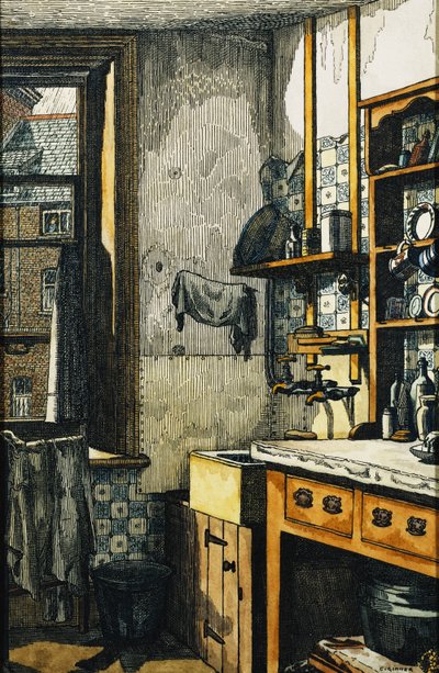 The Corner of the Kitchen by Charles Ginner