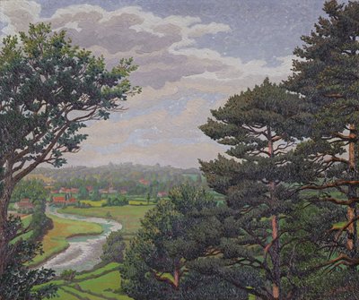 The River Avon, Near Salisbury by Charles Ginner