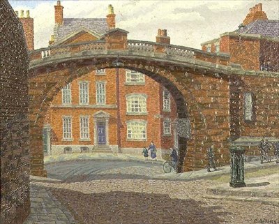 The Watergate, Chester by Charles Ginner