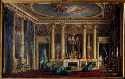 Interior of the Living Room with Mr. and Mrs. Parent by Charles Giraud