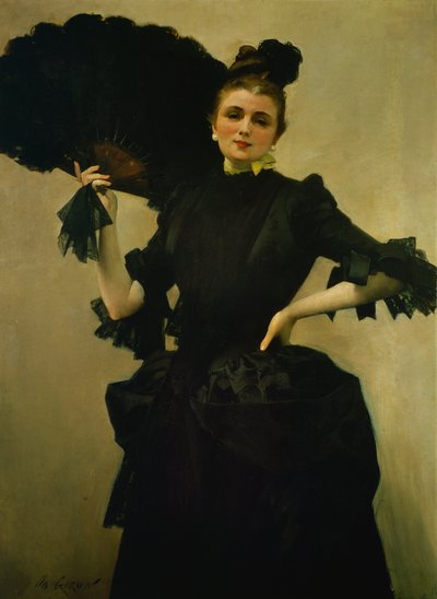 Portrait of Madam Closmenil by Charles Giron