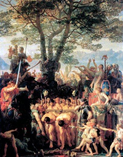 The Helvetians Force the Romans to Pass Under the Yoke by Charles Gleyre