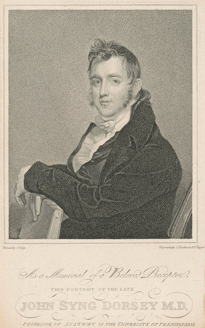 John Syng Dorsey, M.D. by Charles Goodman and Robert Piggot, after Thomas Sully