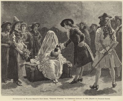 Illustration to Dorothy Forster by Walter Besant by Charles Green