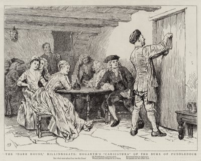 The Dark House, Billingsgate, Hogarth