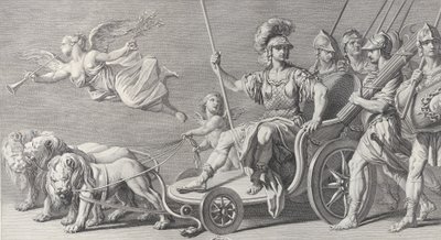 Mars on a Chariot Drawn by Three Lions by Charles Grignion