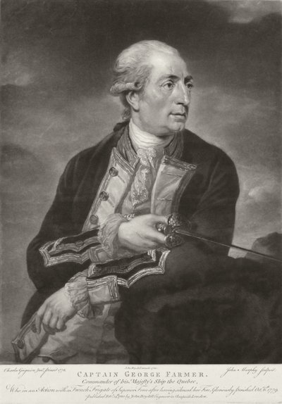 Portrait of George Farmer, Captain of HMS 