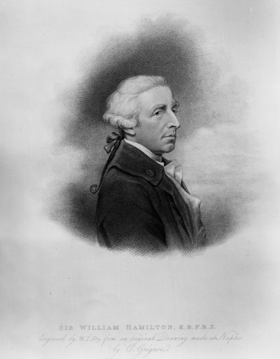 Sir William Hamilton, engraved by William Thomas Fry, 1817 by Charles Grignion