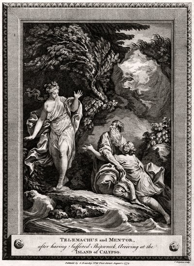 Telemachus and Mentor, After Having Suffered a Shipwreck, Arrive at the Island of Calypso by Charles Grignion