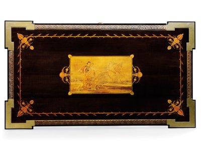 Napoleon III table, designed by Jean Brandely, marquetry by E. Varlot, Paris, c.1850-75 by Charles Guillaume Diehl