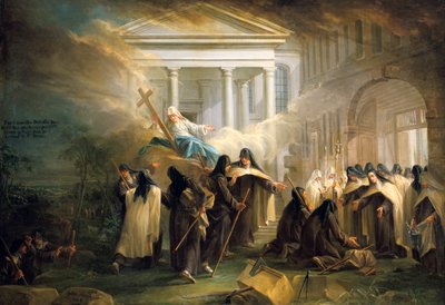 The Arrival of the Carmelite Nuns from Brussels, mid 18th century by Charles Guillot